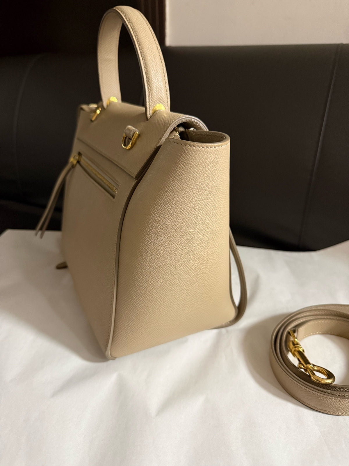 Celine - Belt Micro - Leather - Beige - (mini)
