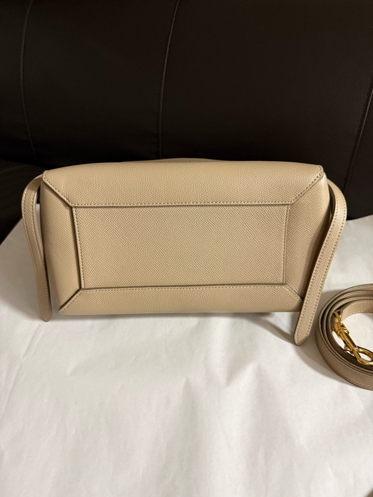 Celine - Belt Micro - Leather - Beige - (mini)