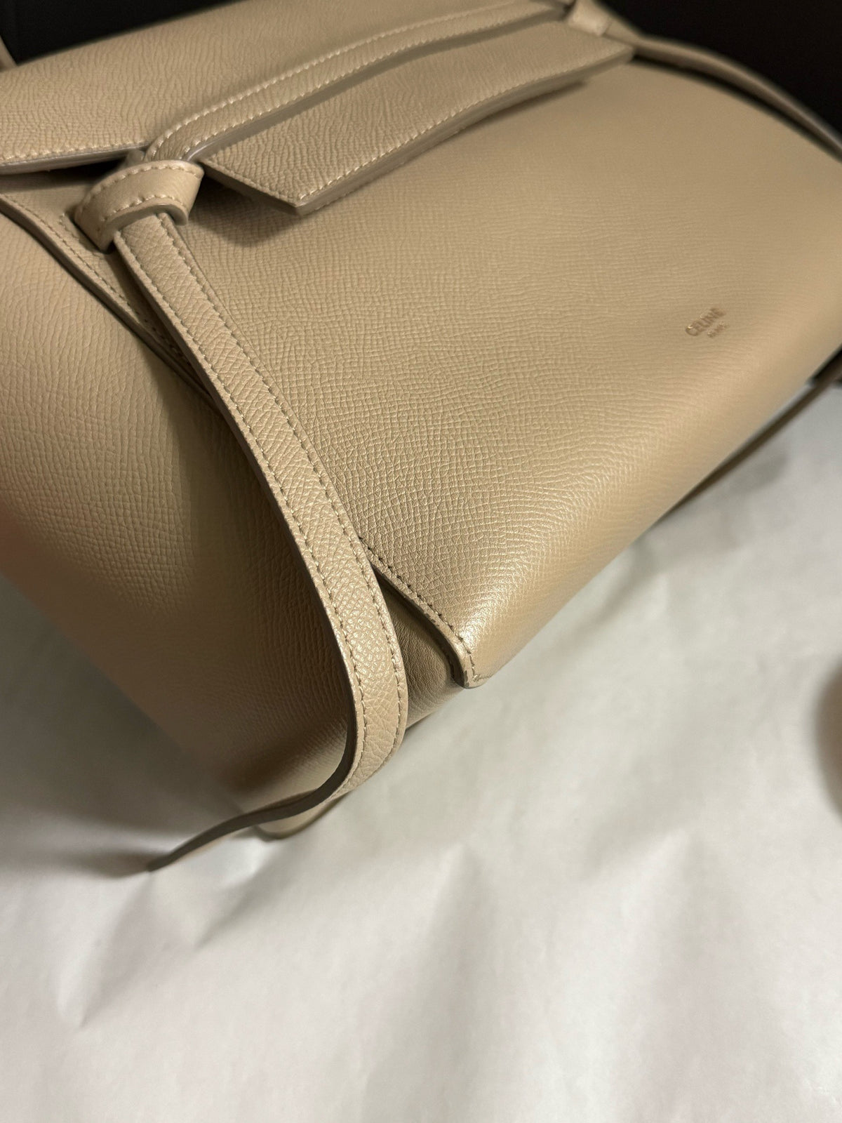 Celine - Belt Micro - Leather - Beige - (mini)