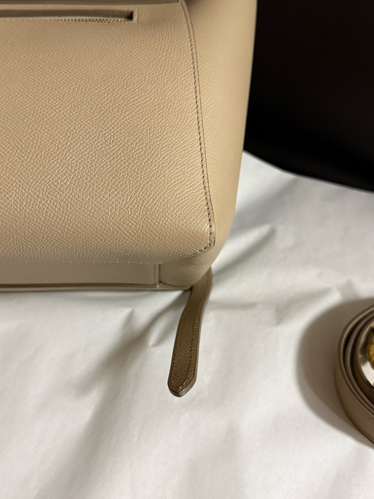 Celine - Belt Micro - Leather - Beige - (mini)