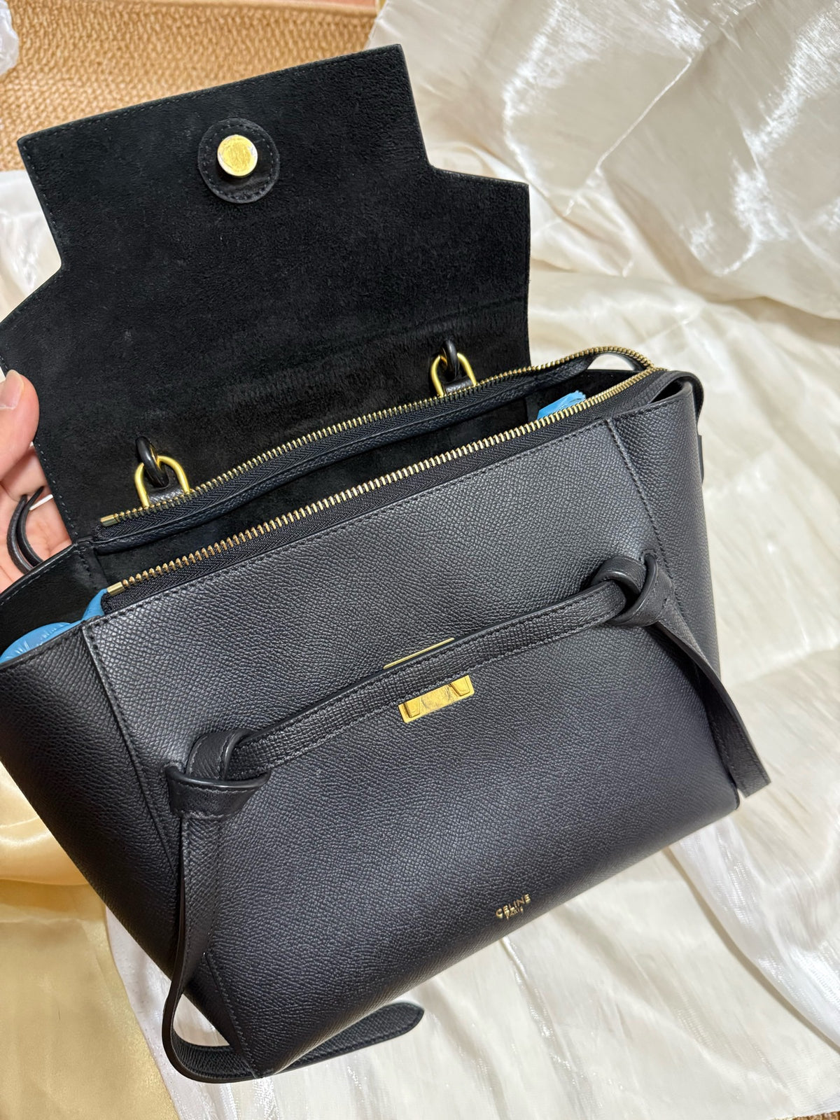 Celine - Belt Micro - Leather - Black - (mini)