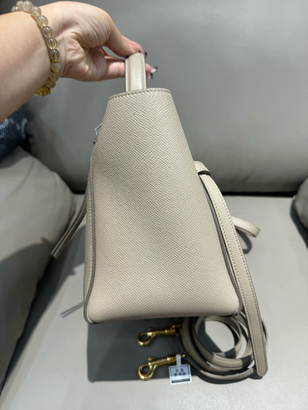 Celine - Belt Micro - Leather - Grey - (mini)