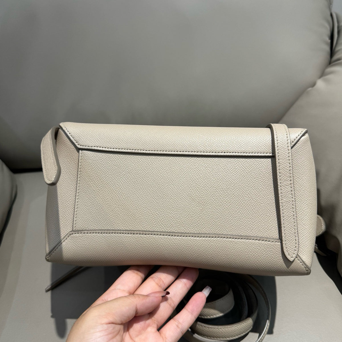 Celine - Belt Micro - Leather - Grey - (mini)