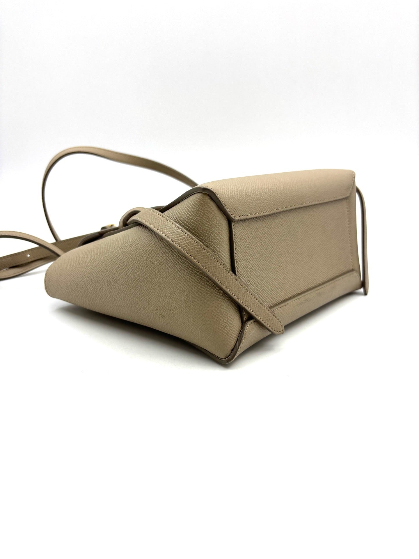 Celine - Belt NANO BELT - Leather - Grey - (mini)