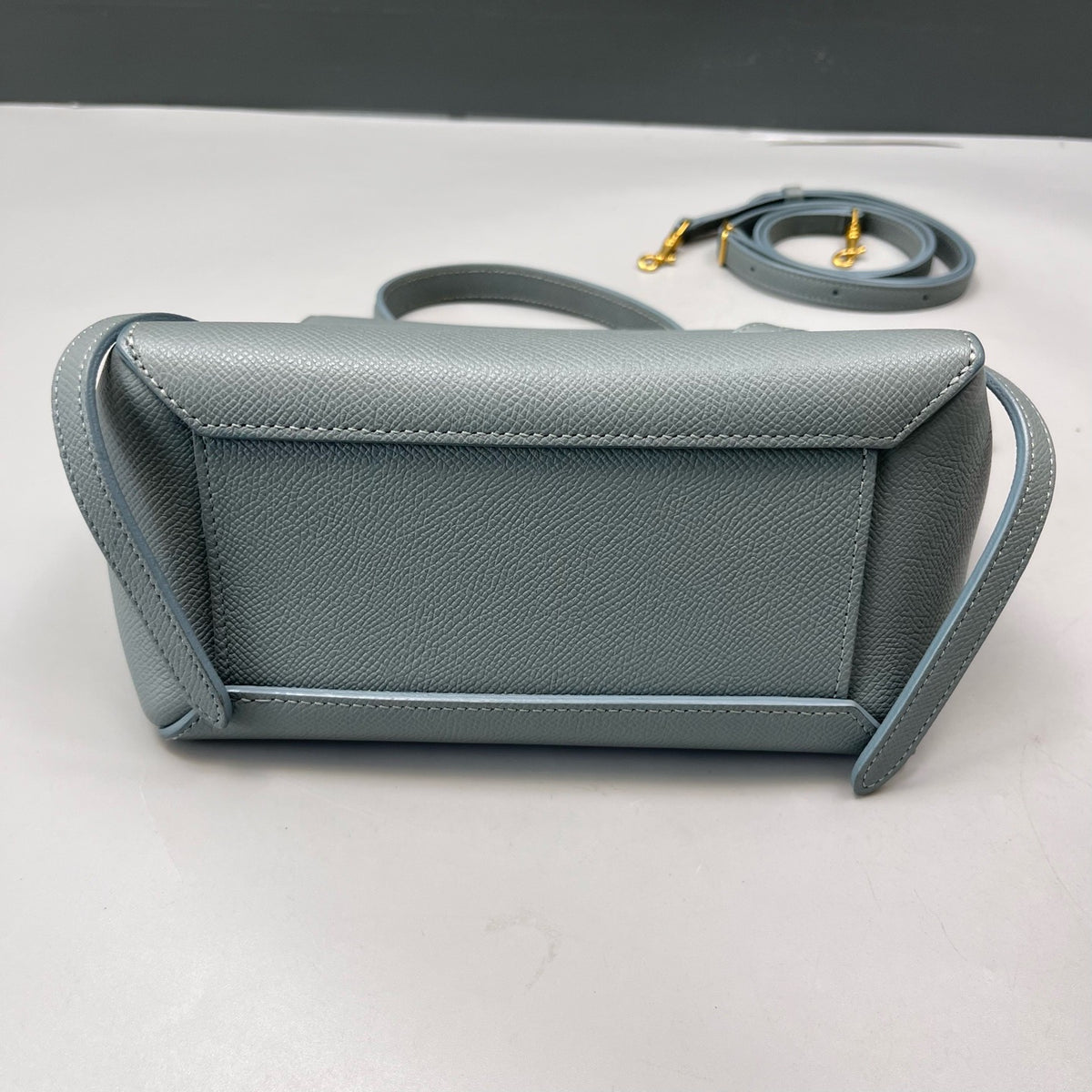 Celine - Belt Nano - Leather - Blue - (mini)
