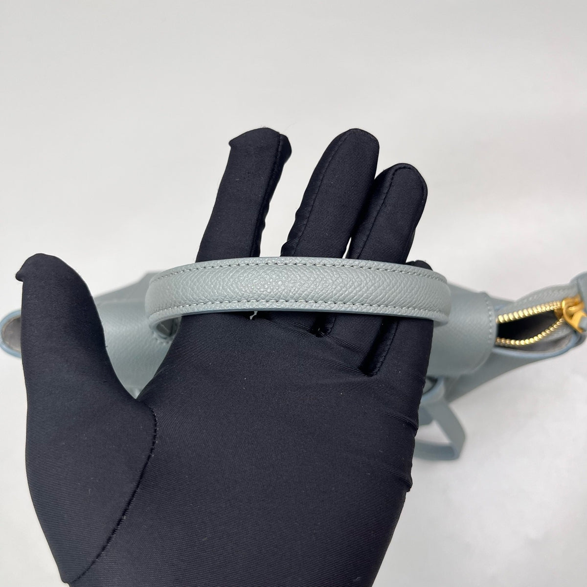 Celine - Belt Nano - Leather - Blue - (mini)
