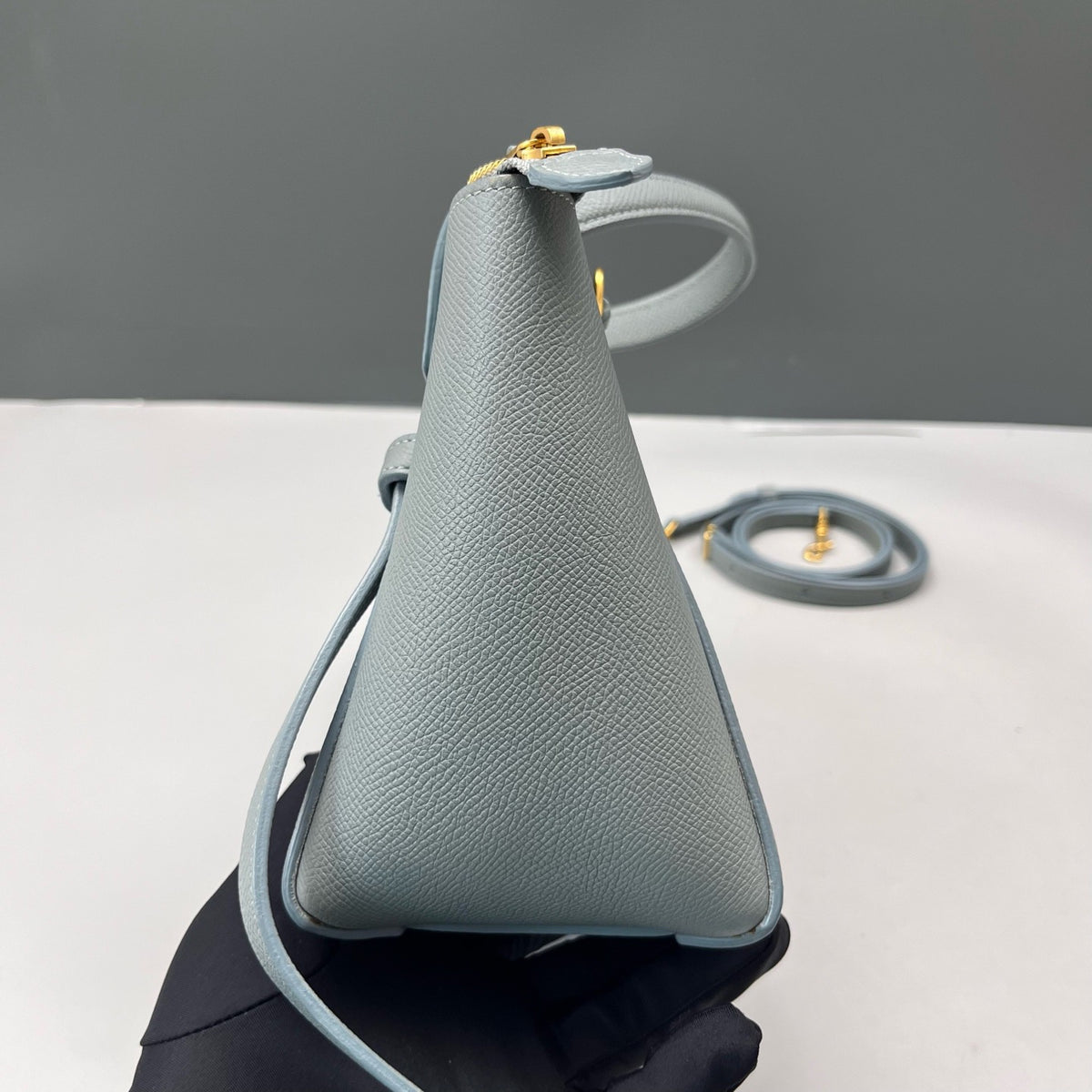 Celine - Belt Nano - Leather - Blue - (mini)