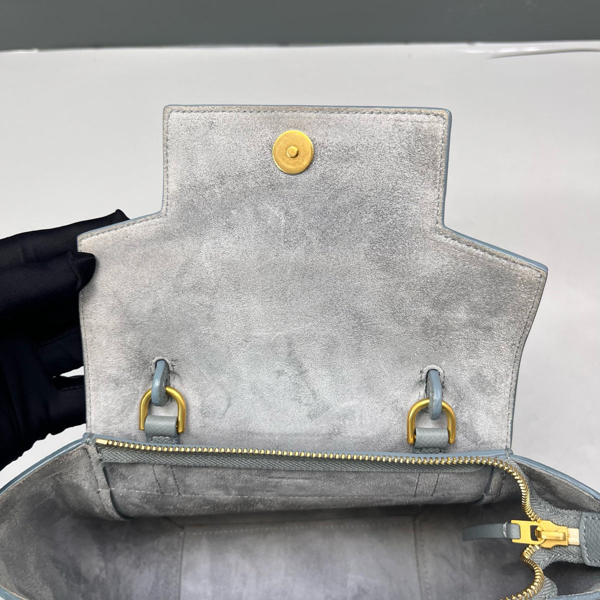 Celine - Belt Nano - Leather - Blue - (mini)