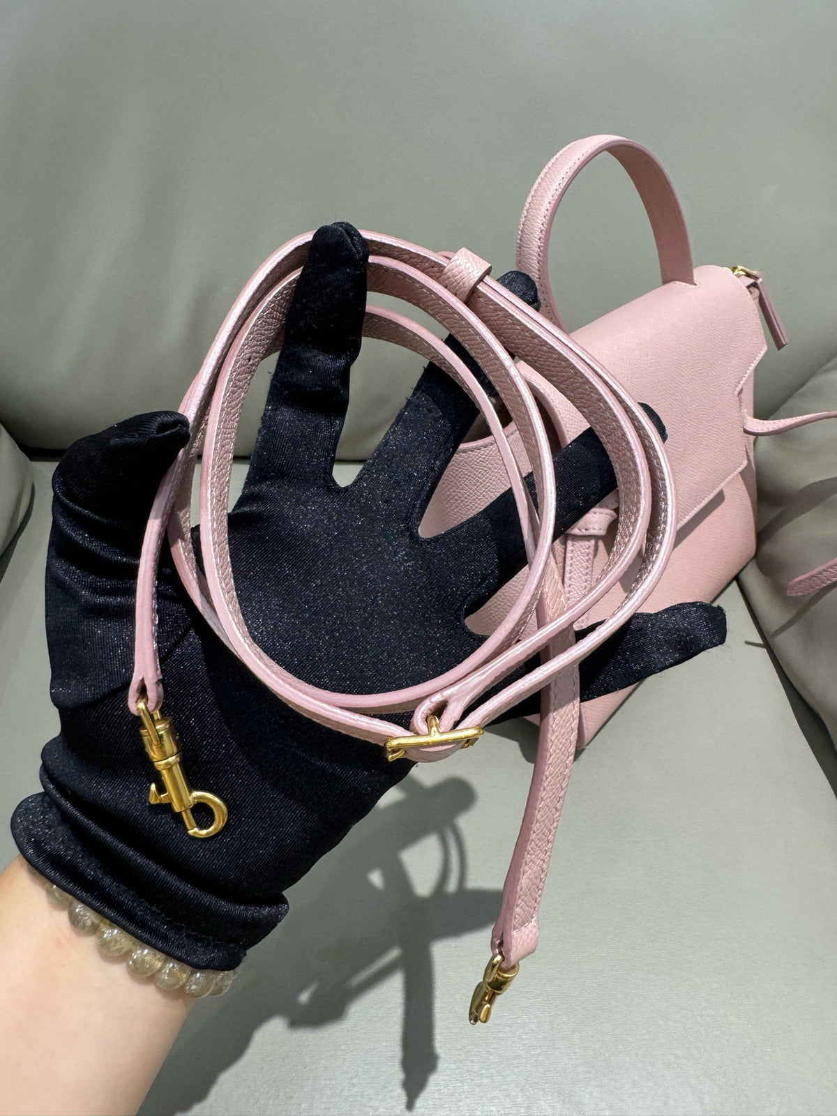 Celine - Belt Nano - Leather - Pink - (mini)