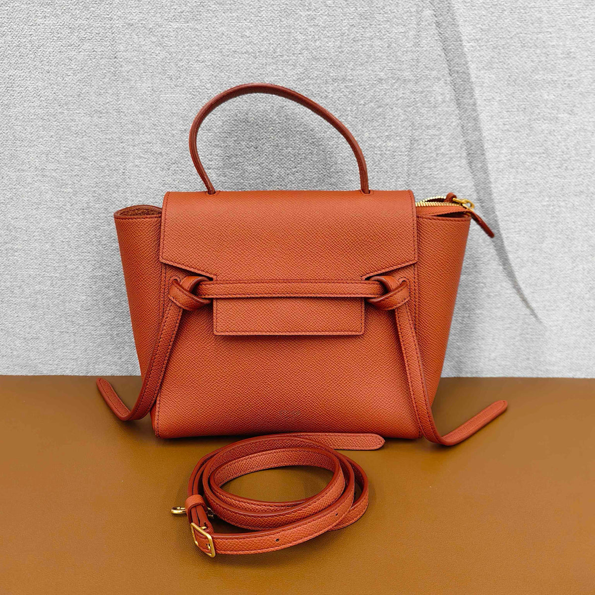 Celine - Belt Nano - Leather - Red - (mini)