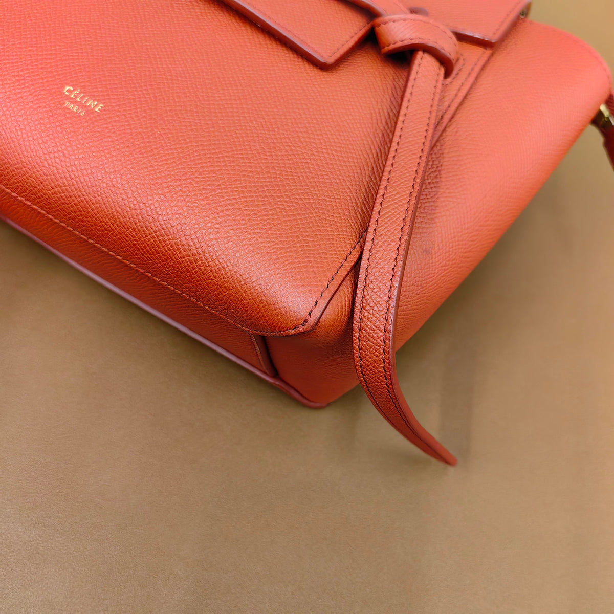 Celine - Belt Nano - Leather - Red - (mini)