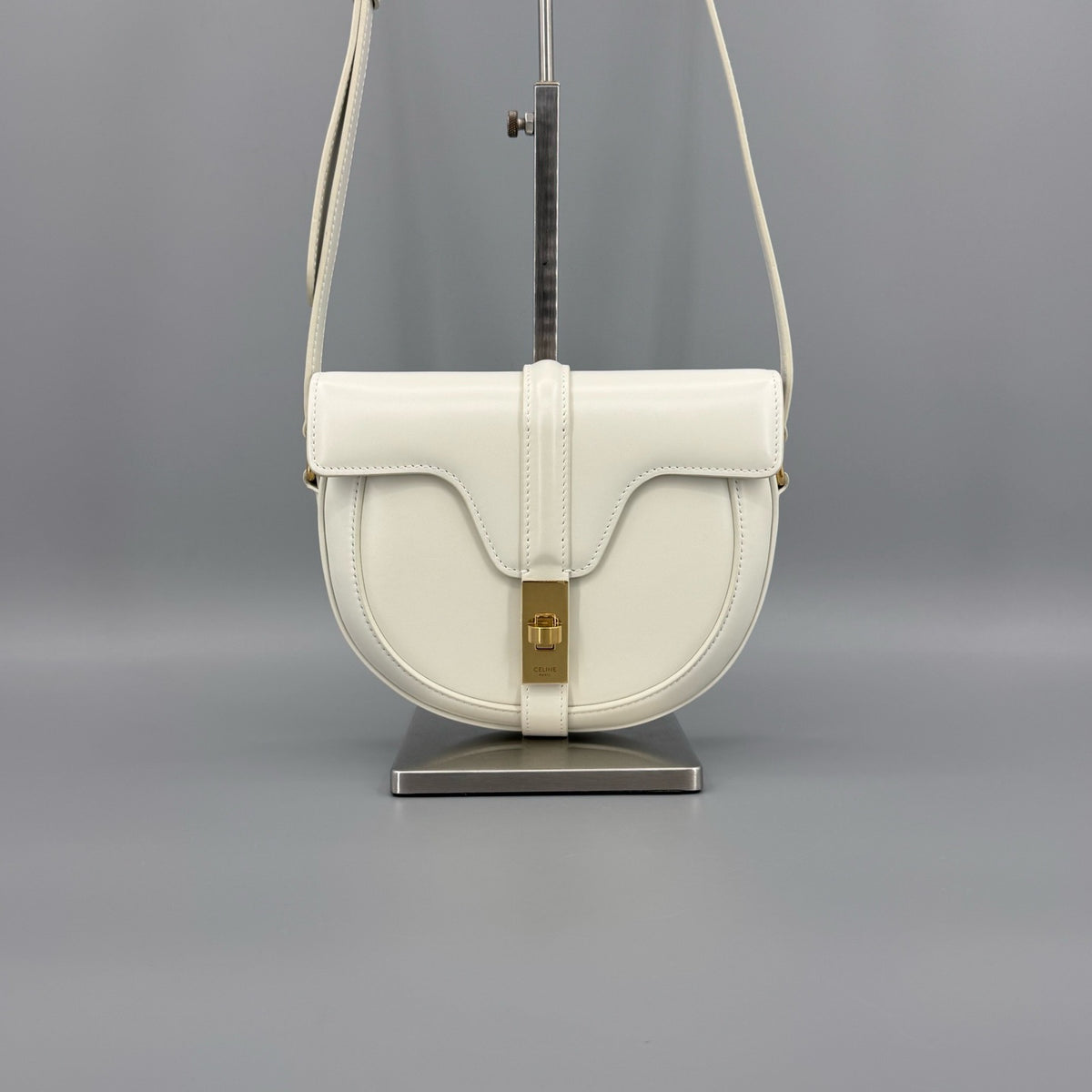 Celine - Besace 16 - Leather - White - (small)
