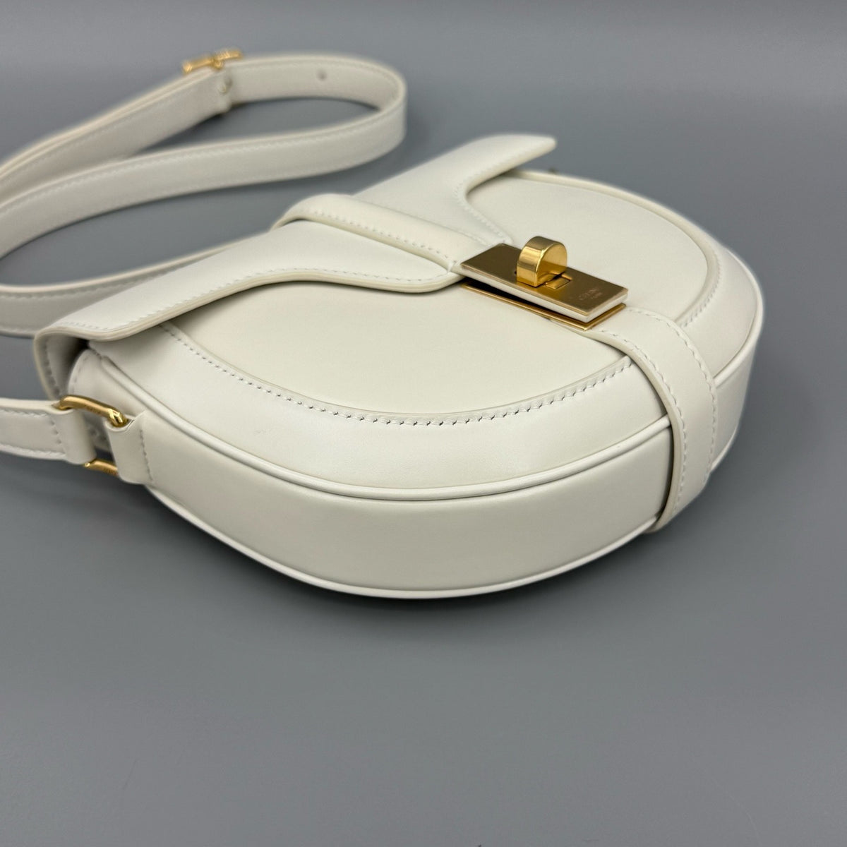 Celine - Besace 16 - Leather - White - (small)
