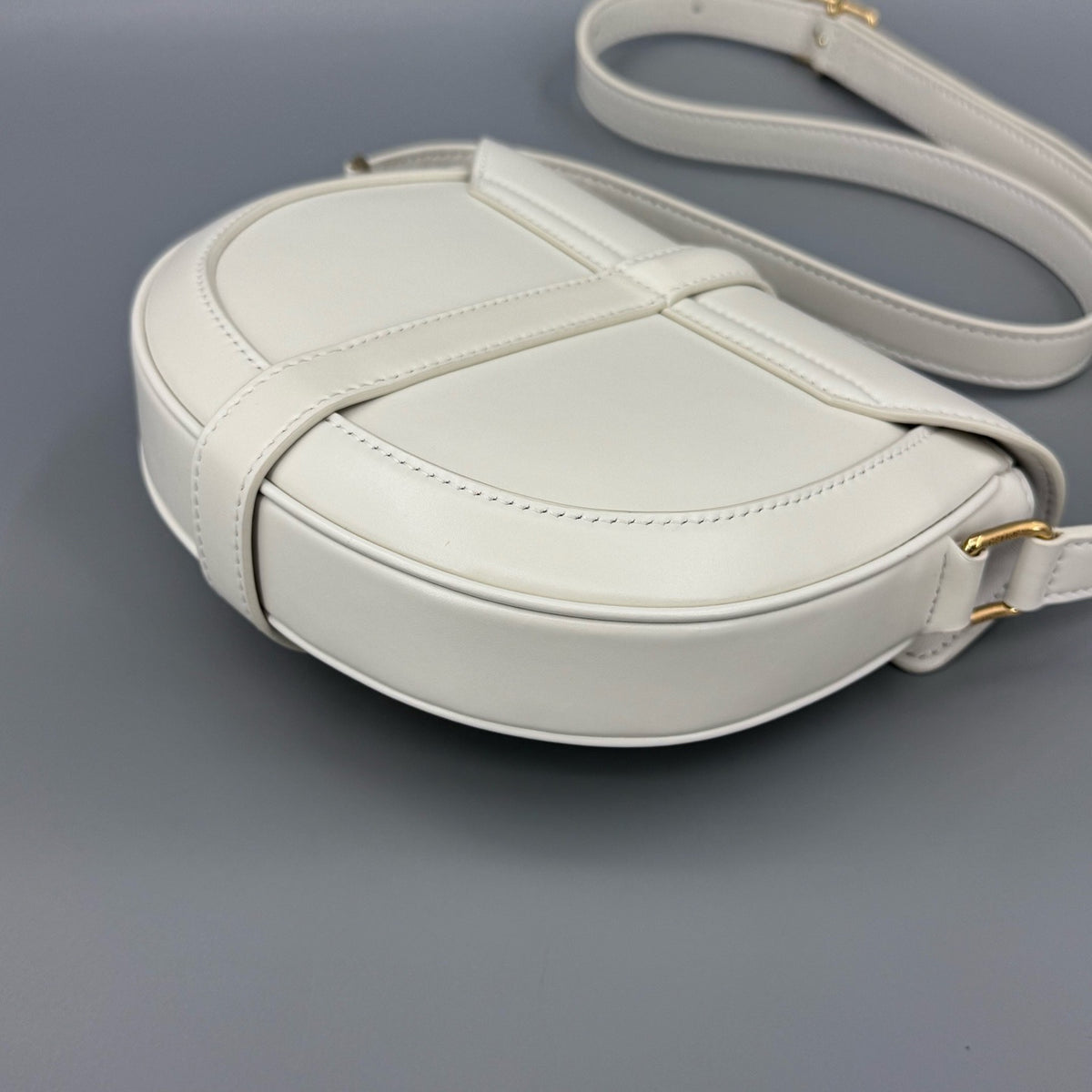 Celine - Besace 16 - Leather - White - (small)