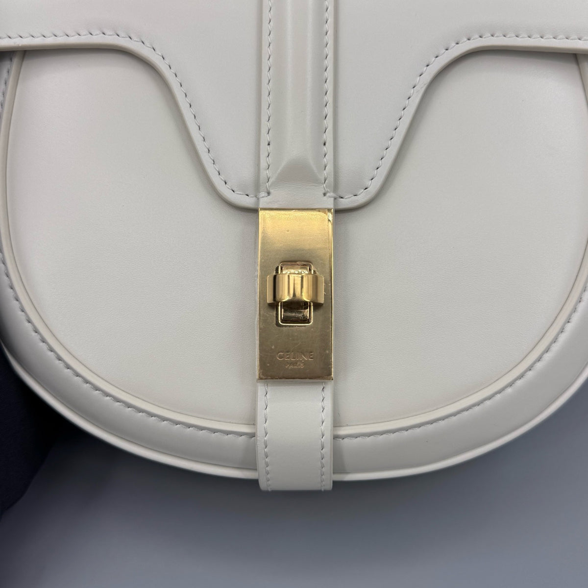 Celine - Besace 16 - Leather - White - (small)