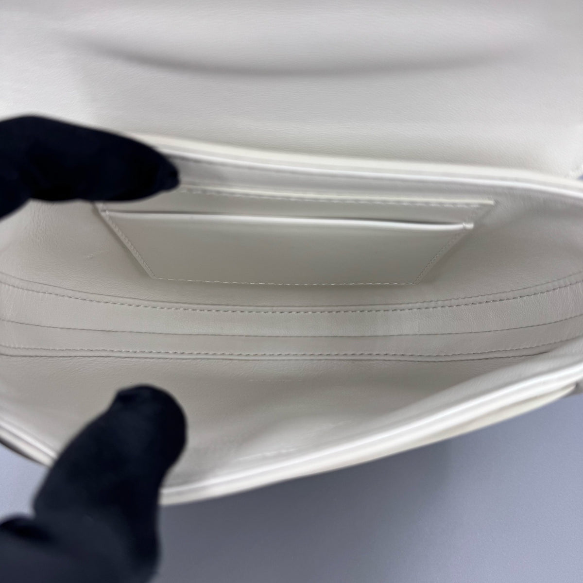 Celine - Besace 16 - Leather - White - (small)