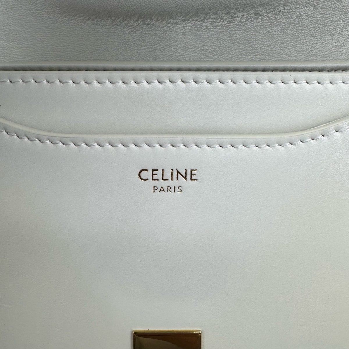 Celine - Besace 16 - Leather - White - (small)