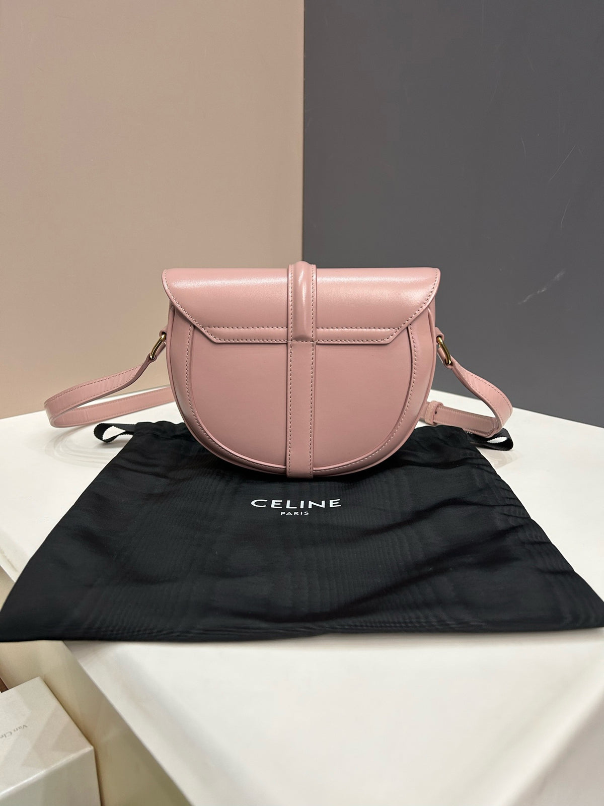 Celine - Besace 16 Small - Leather - Pink - (small)