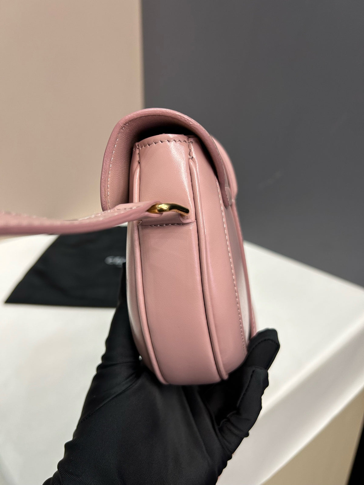 Celine - Besace 16 Small - Leather - Pink - (small)