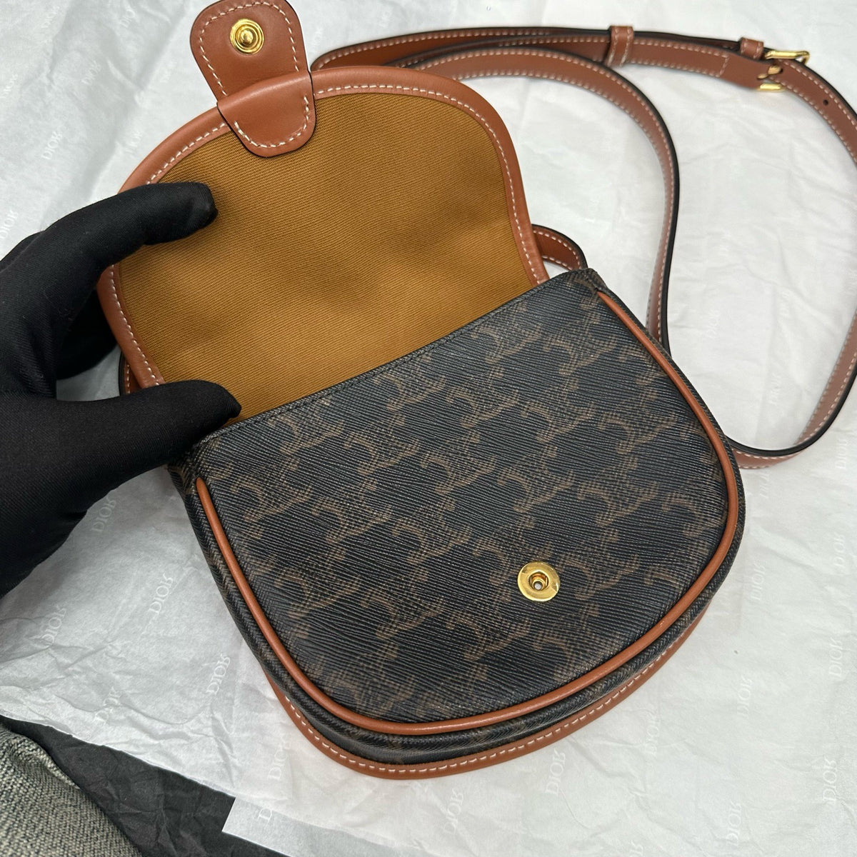 Celine - Besace Mini - Cloth - Brown - (mini)