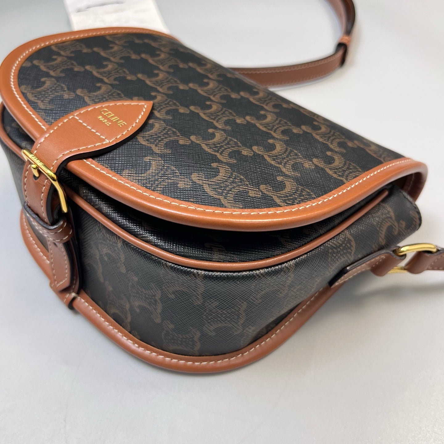 Celine - Besace Triomphe - Leather - Brown - (Medium)