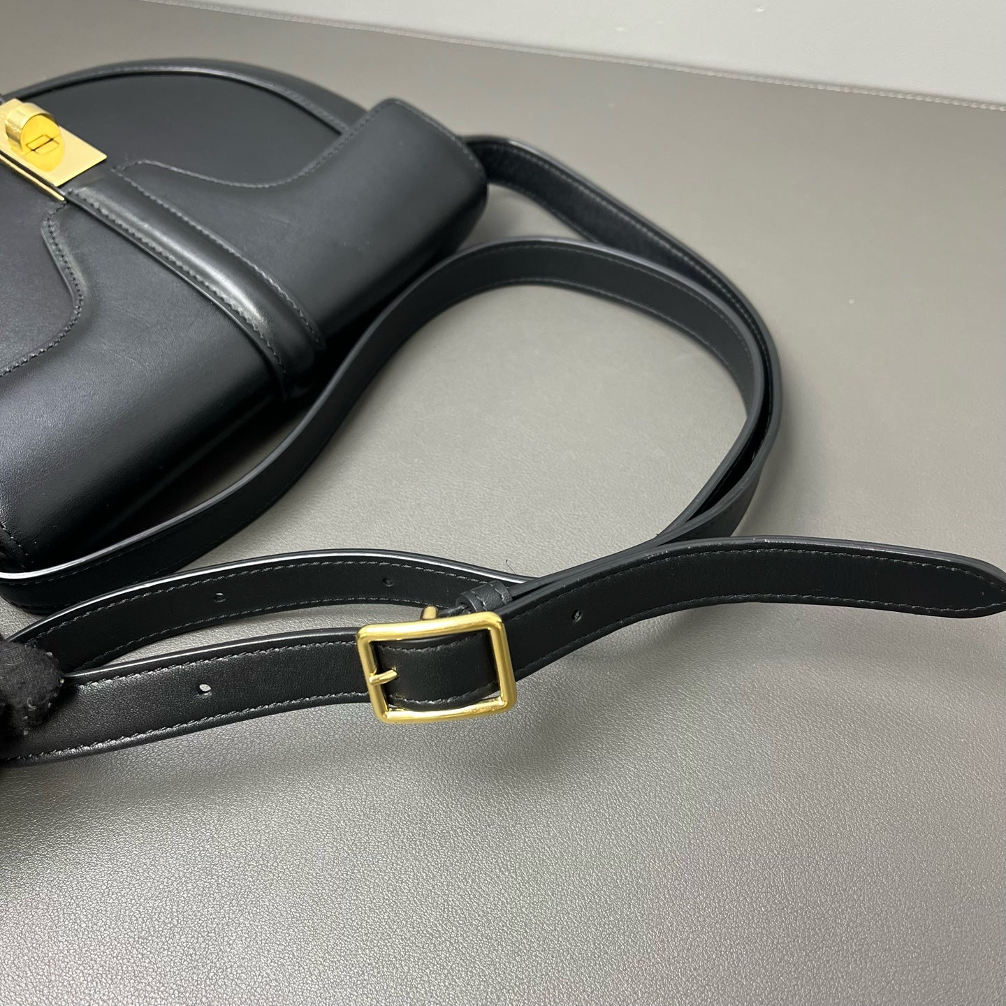 Celine - besace16 - Leather - Black