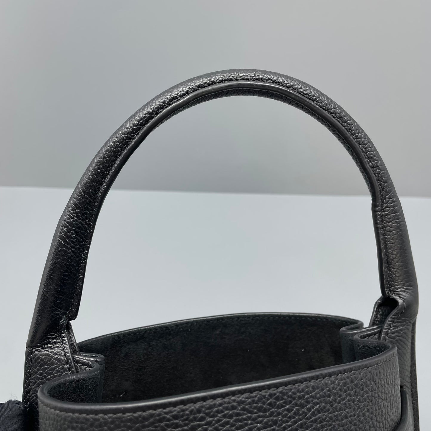 Celine - Big Bag Bucket - Grained calfskin leather - Black - (small)