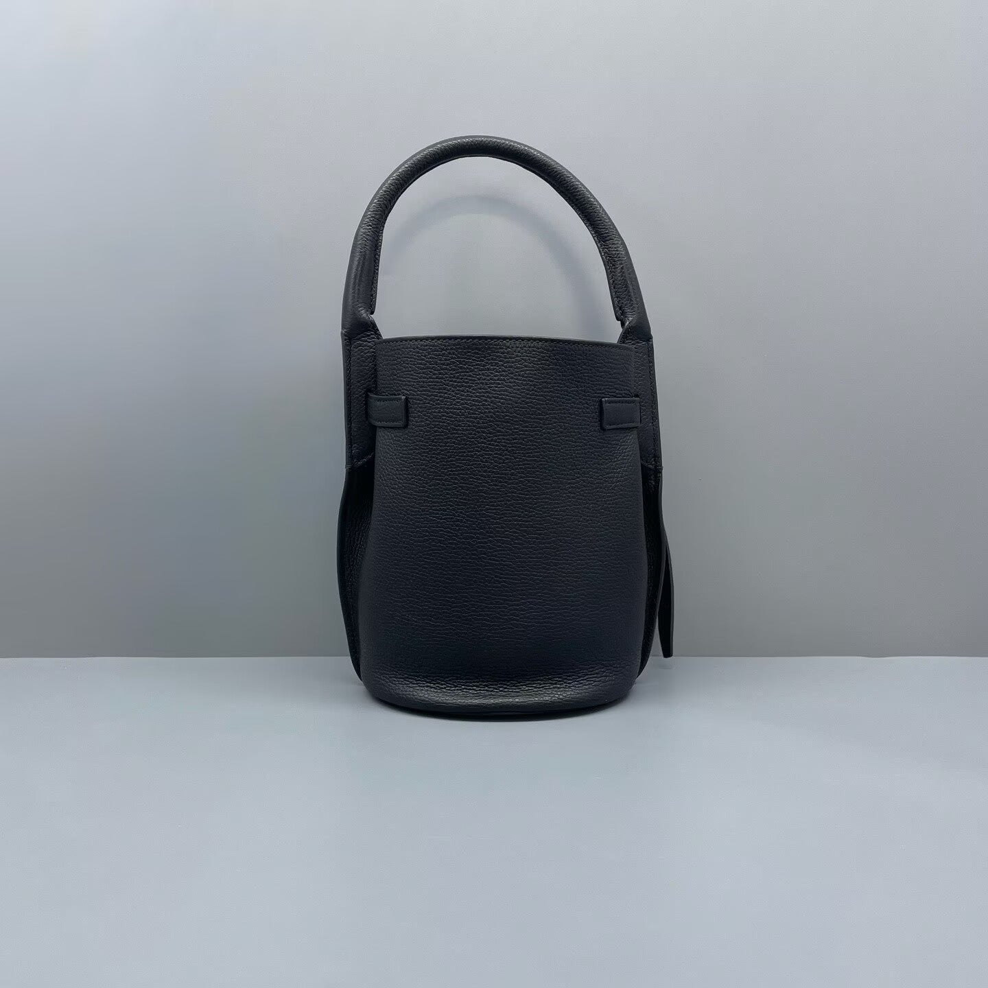 Celine - Big Bag Bucket - Grained calfskin leather - Black - (small)