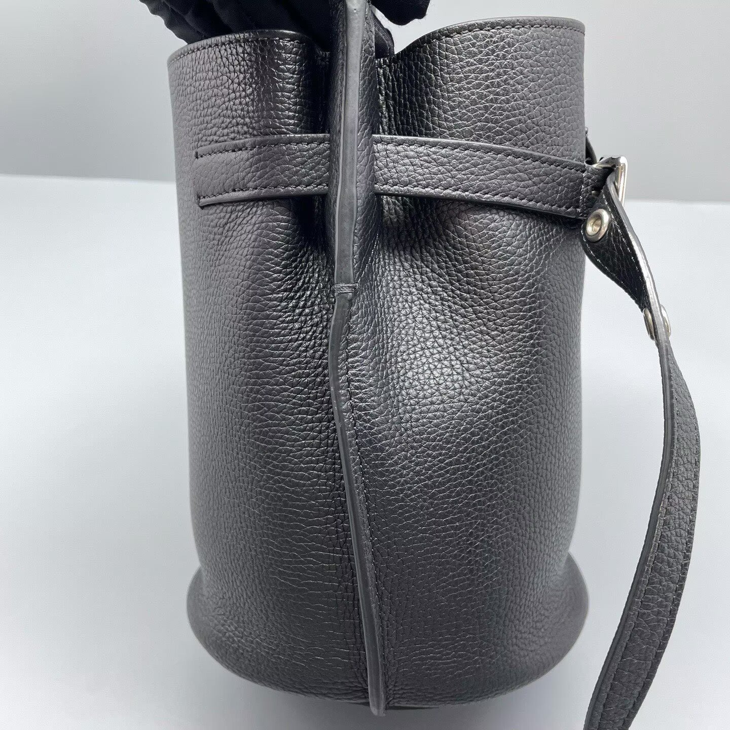 Celine - Big Bag Bucket - Grained calfskin leather - Black - (small)