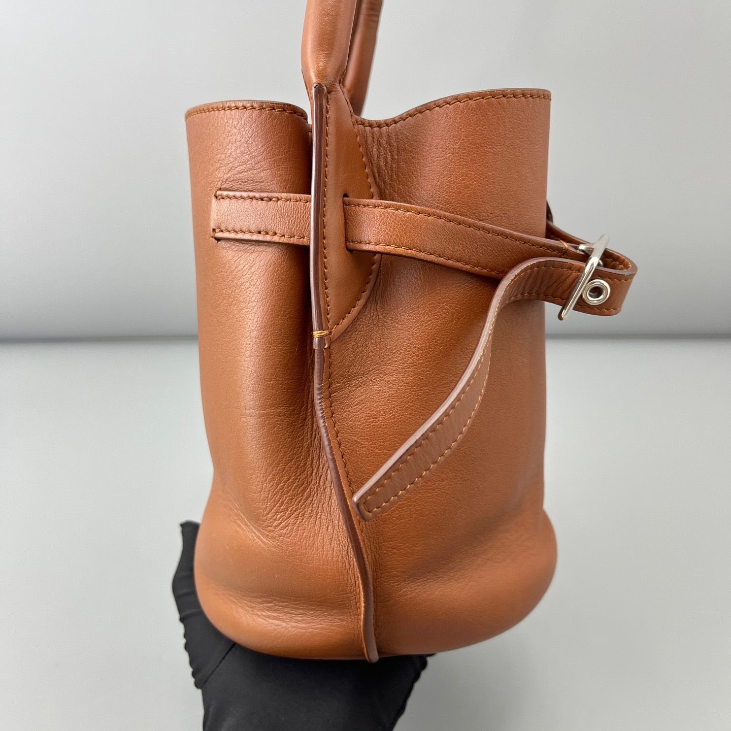 Celine - Big Bag Bucket - Leather - Brown - (mini)