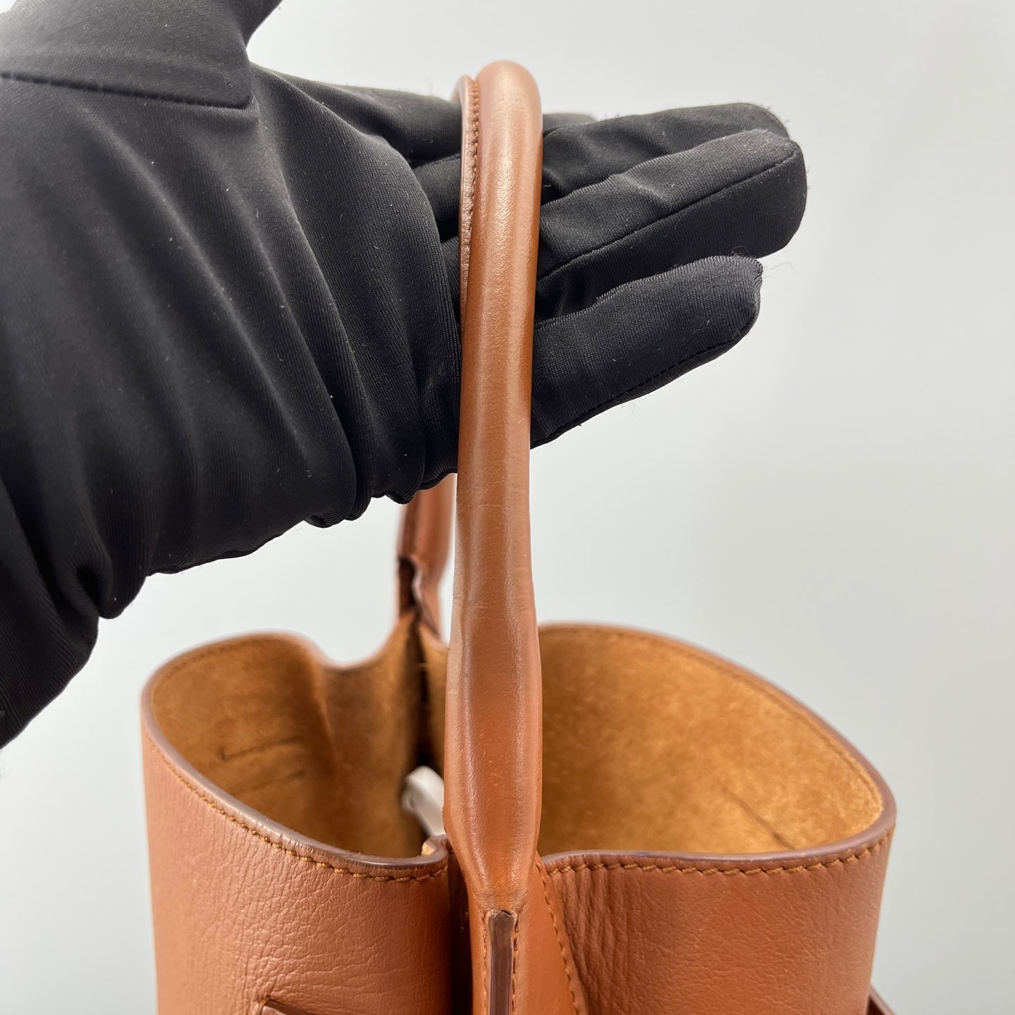 Celine - Big Bag Bucket - Leather - Brown - (small)