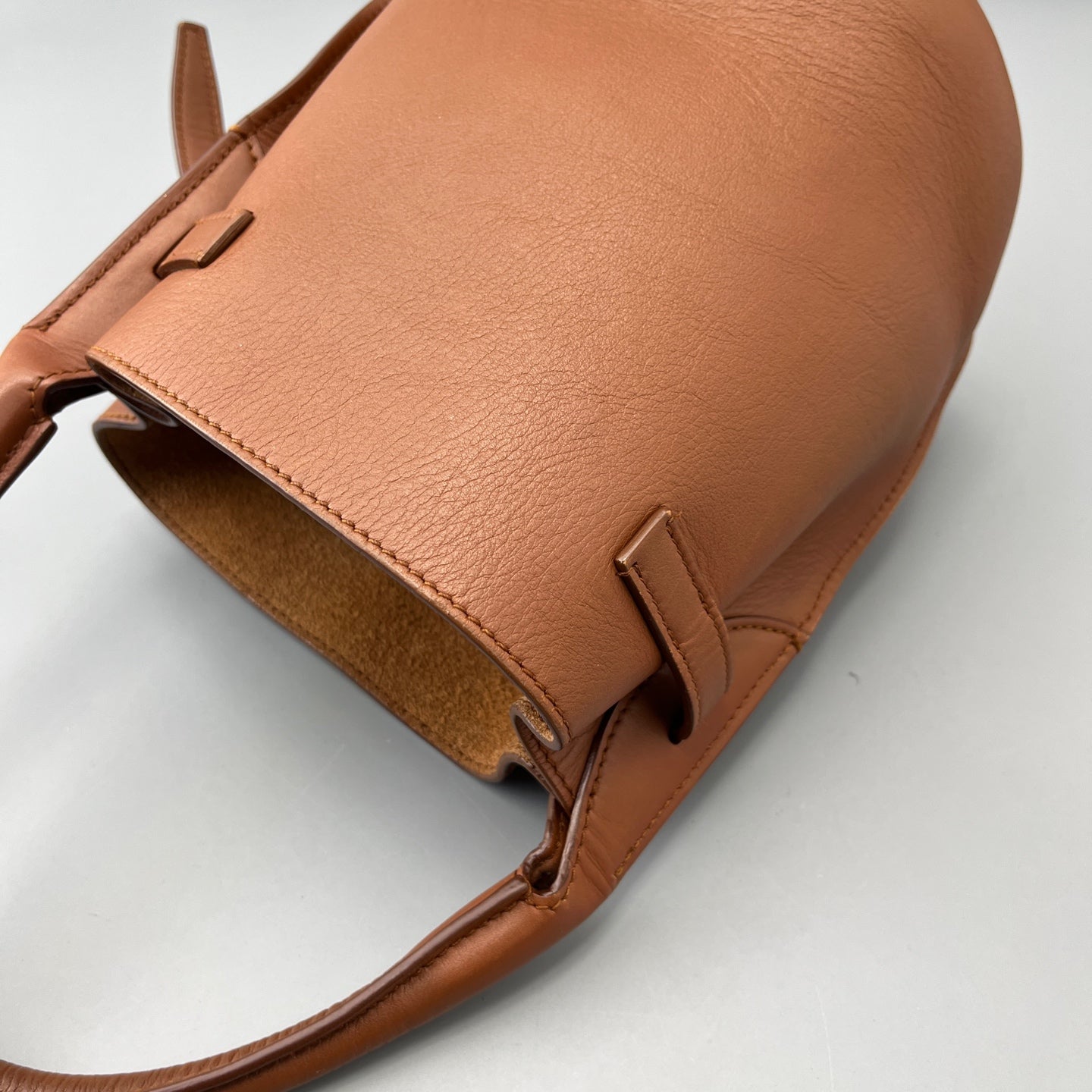 Celine - Big Bag Bucket - Leather - Brown - (small)