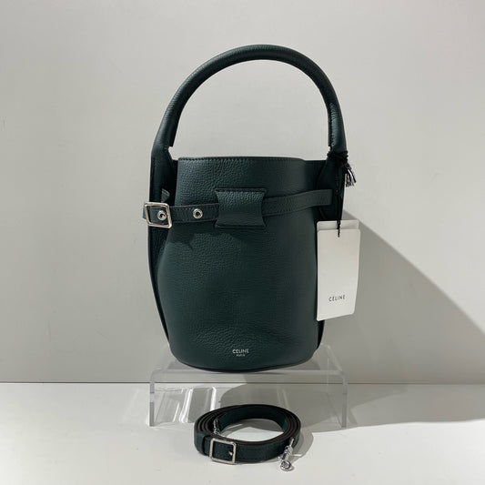 Celine - Big Bag Bucket - Leather - Green - (small)