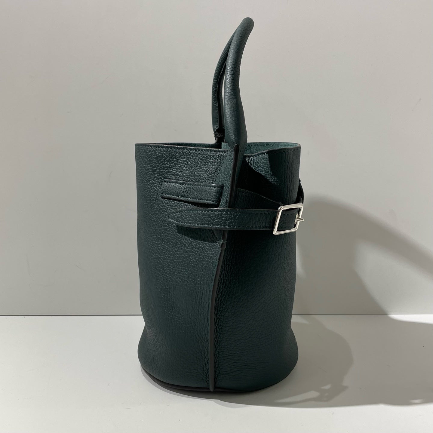 Celine - Big Bag Bucket - Leather - Green - (small)