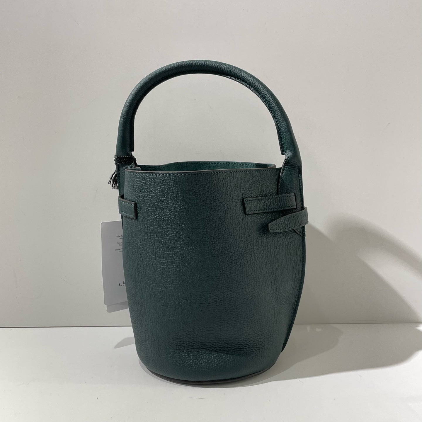 Celine - Big Bag Bucket - Leather - Green - (small)