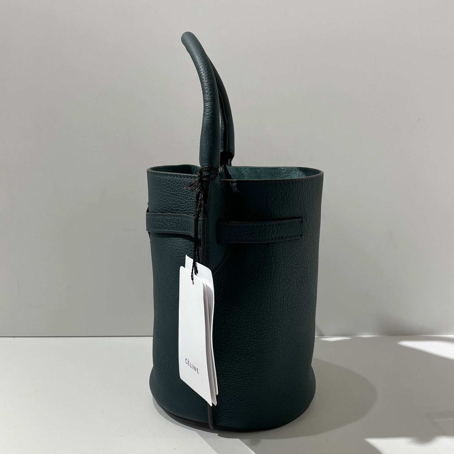 Celine - Big Bag Bucket - Leather - Green - (small)