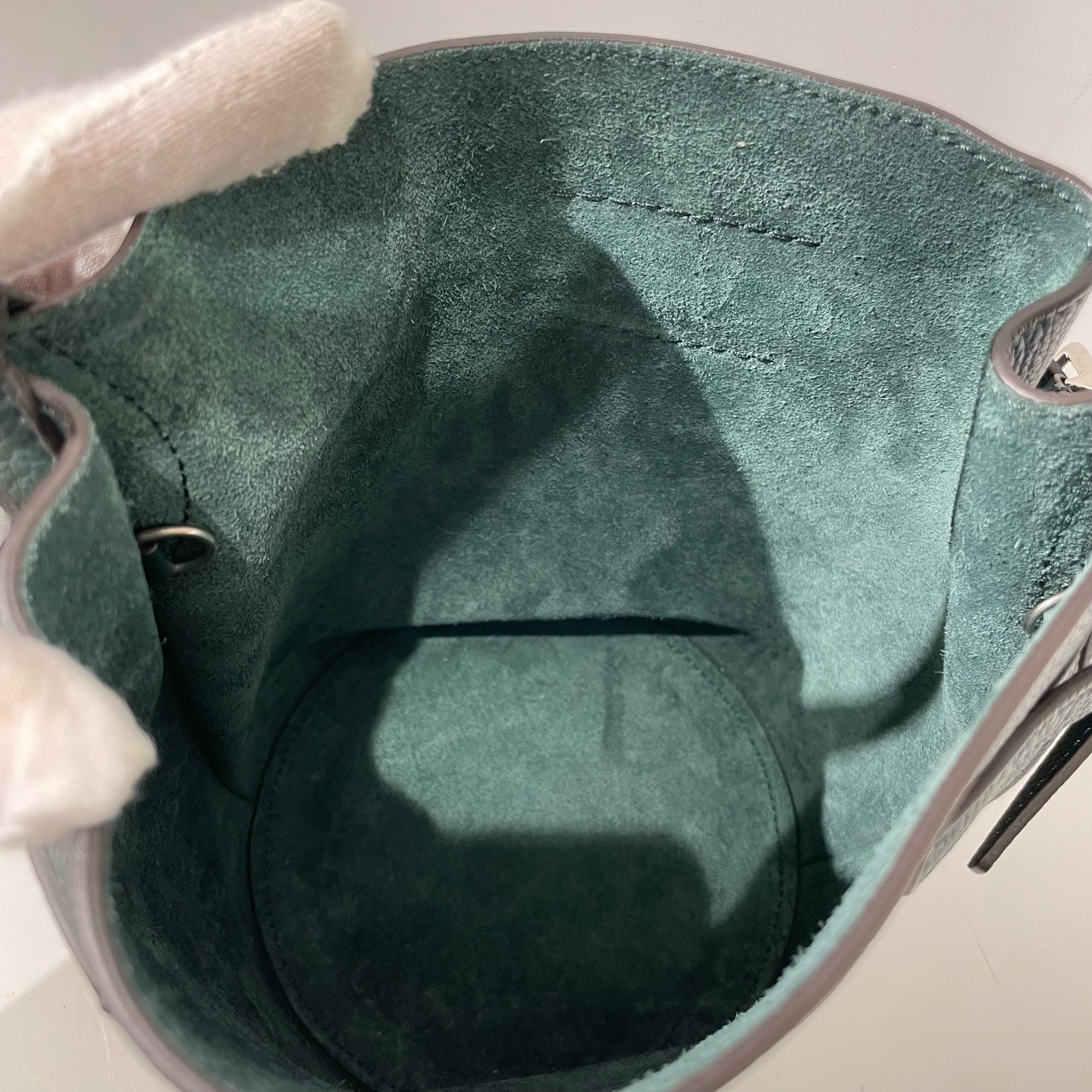 Celine - Big Bag Bucket - Leather - Green - (small)