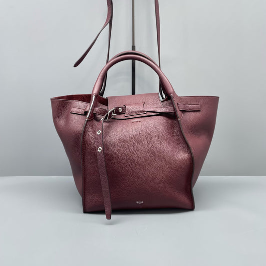Celine - Big Bag - Leather - Burgundy - (medium)