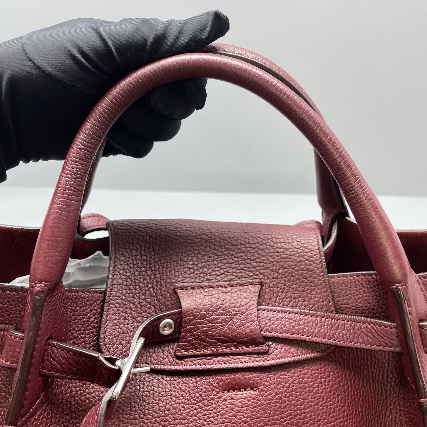 Celine - Big Bag - Leather - Burgundy - (medium)