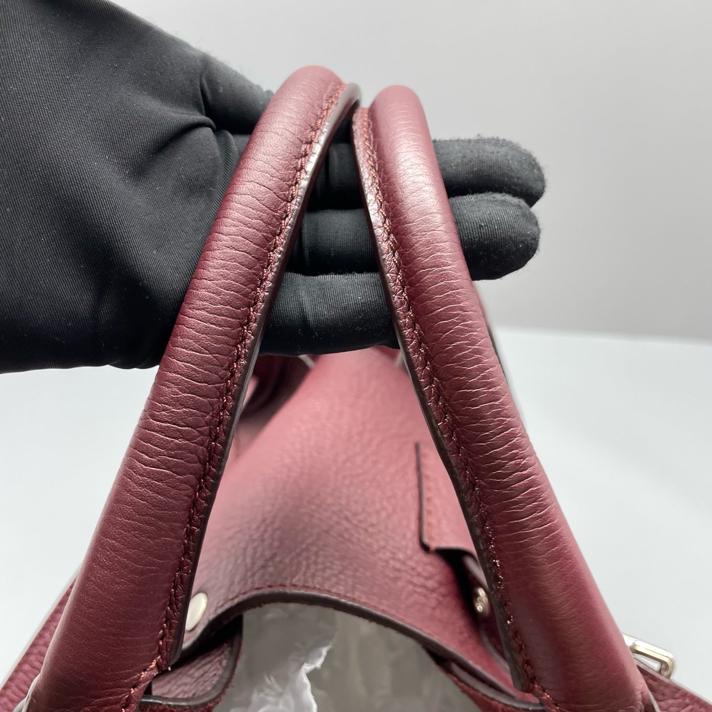 Celine - Big Bag - Leather - Burgundy - (medium)