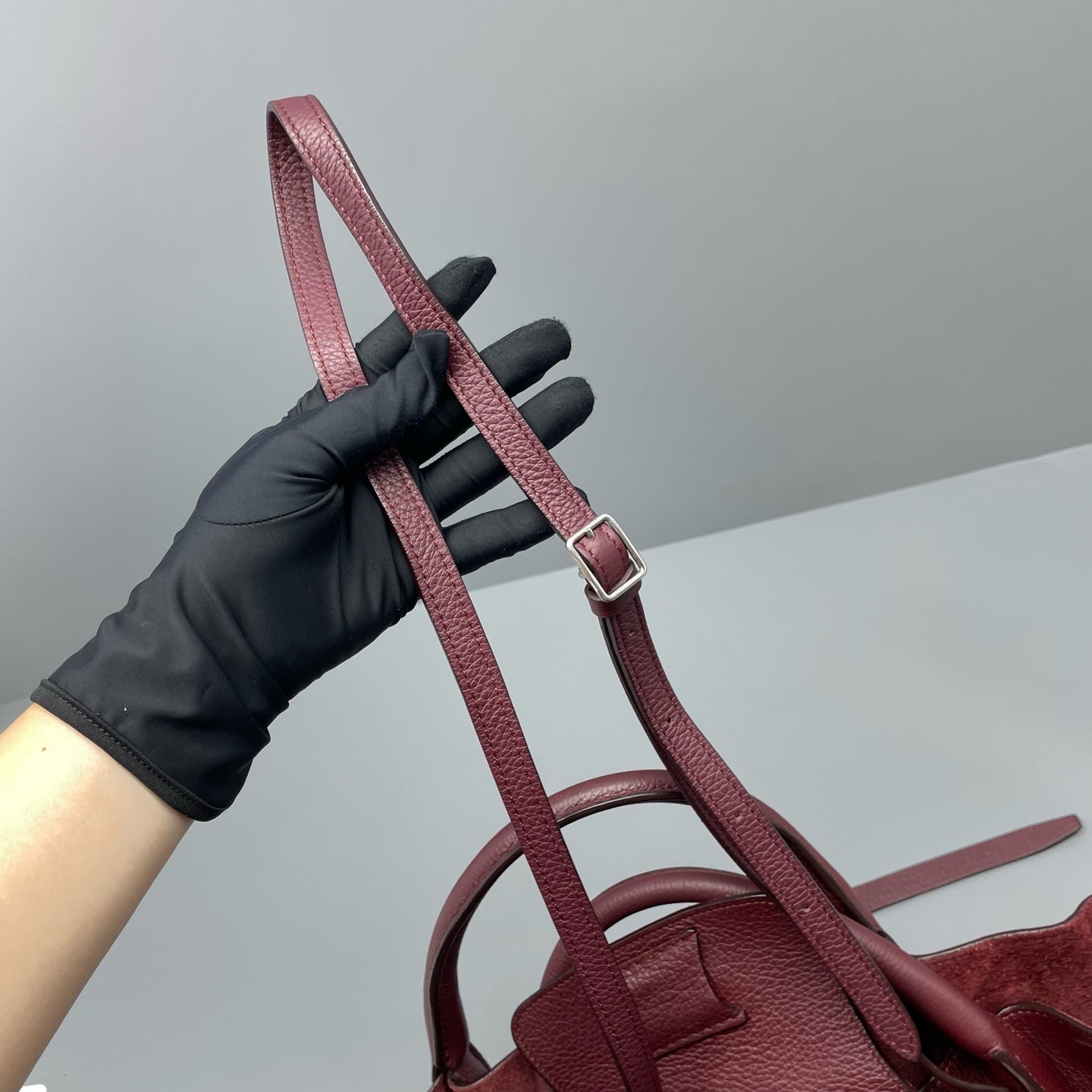 Celine - Big Bag - Leather - Burgundy - (medium)