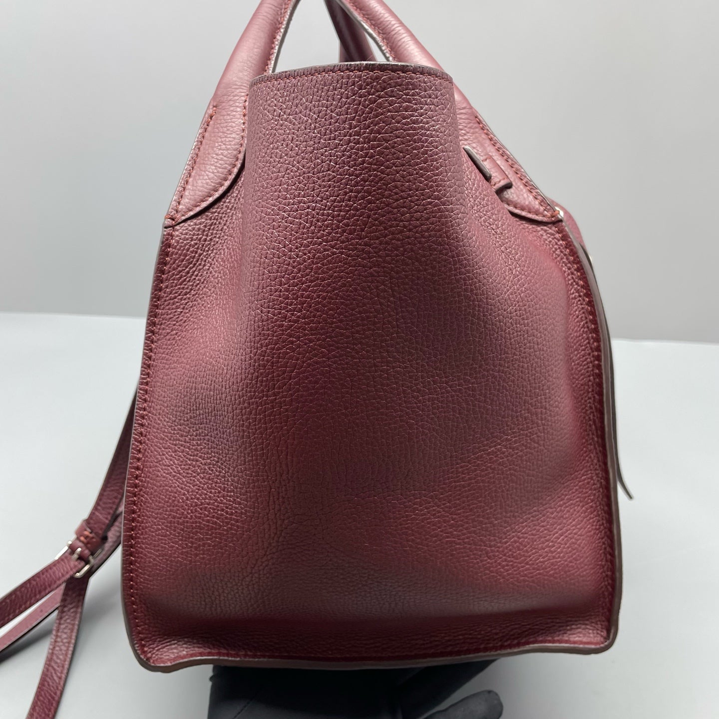Celine - Big Bag - Leather - Burgundy - (Small)