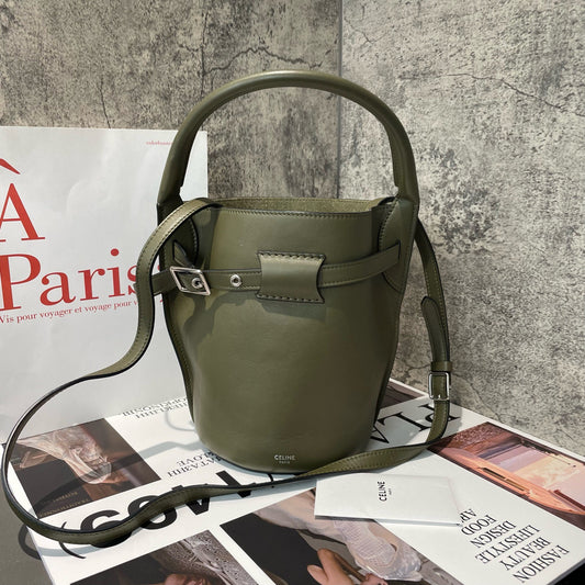 Celine - Big Bag Mini - Leather - Green - (mini)