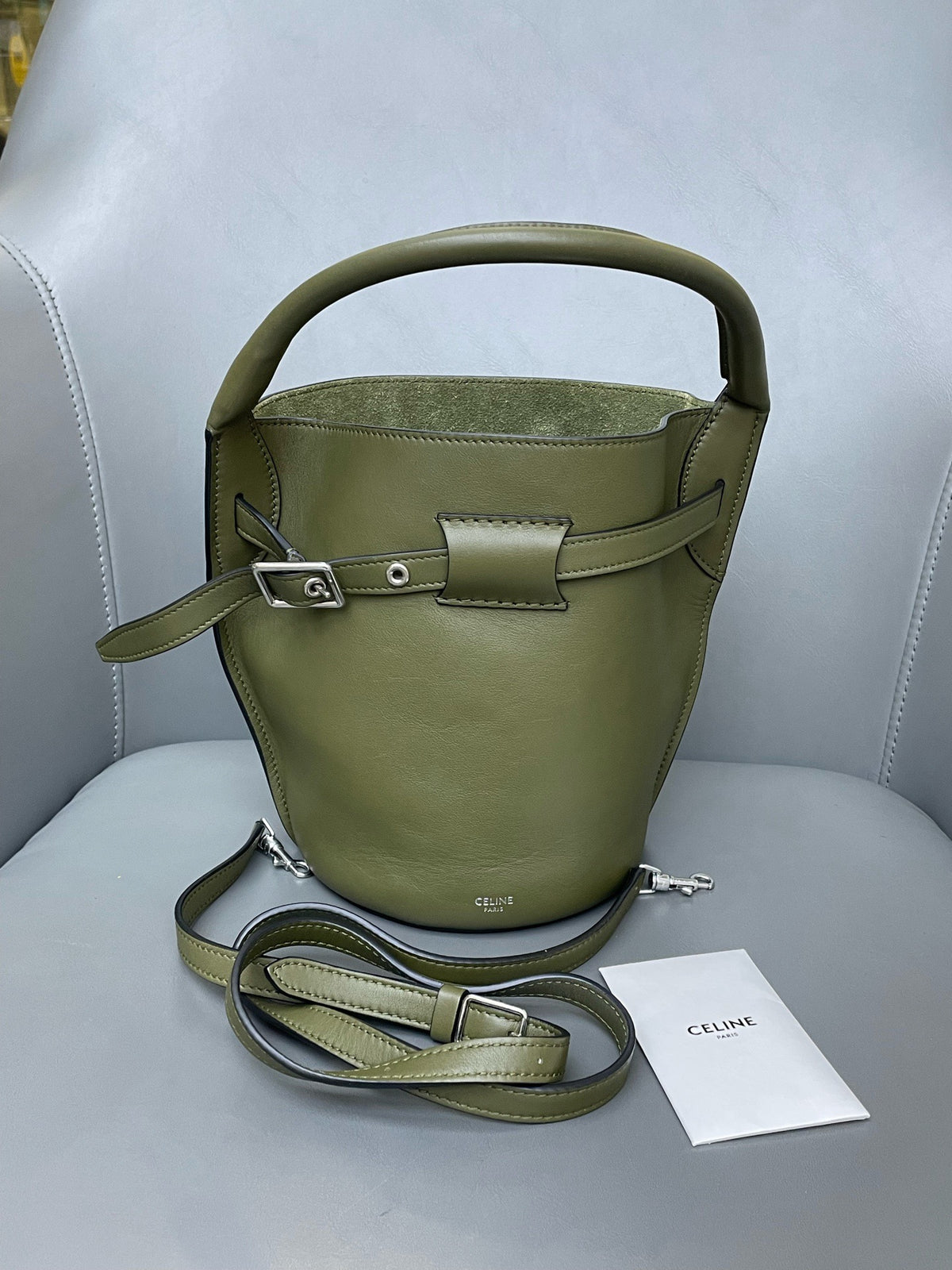 Celine - Big Bag Mini - Leather - Green - (mini)