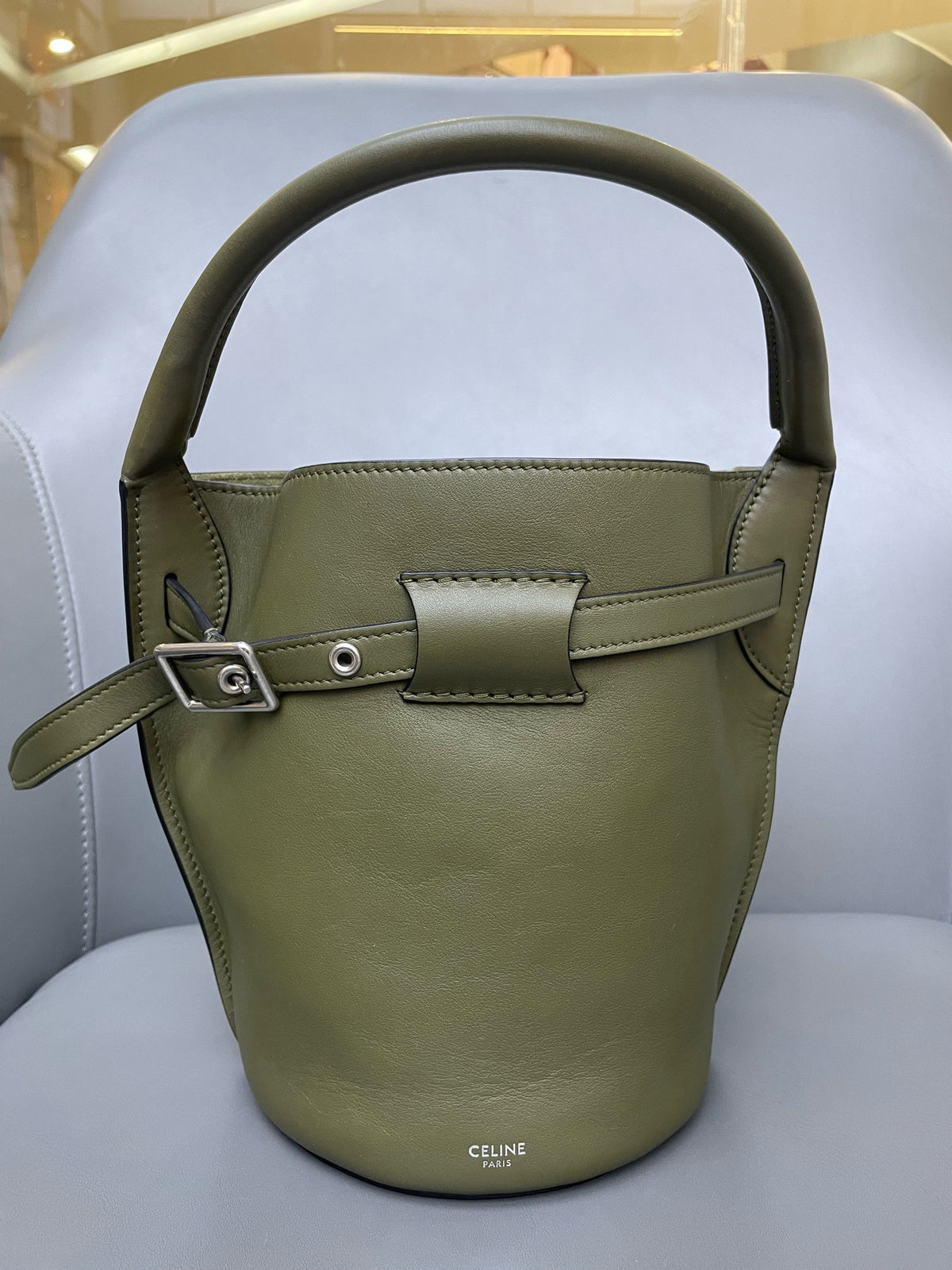 Celine - Big Bag Mini - Leather - Green - (mini)