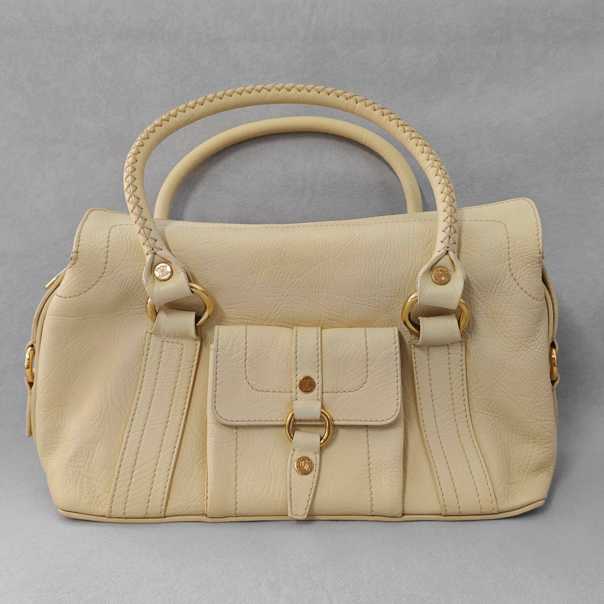 CELINE - Boogie Bag - Leather - Beige - (medium)