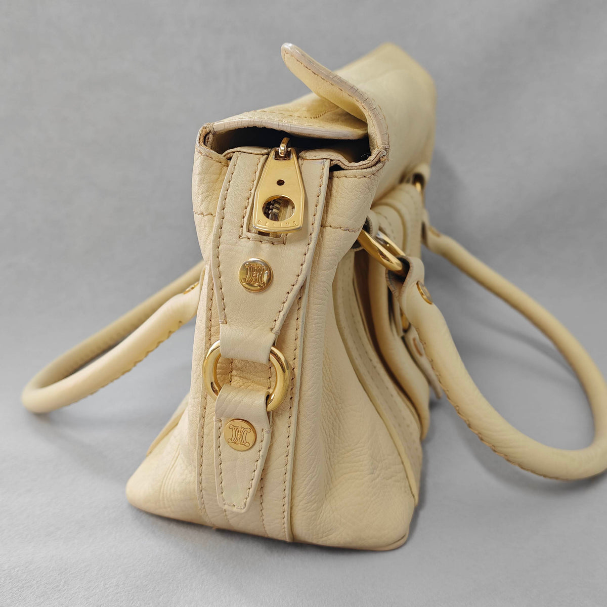 CELINE - Boogie Bag - Leather - Beige - (medium)