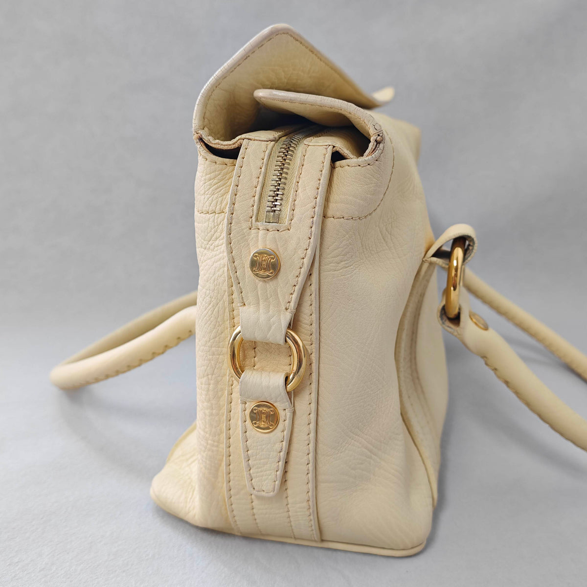 CELINE - Boogie Bag - Leather - Beige - (medium)