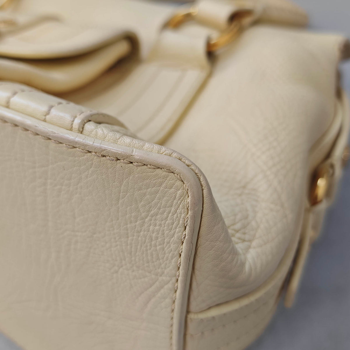 CELINE - Boogie Bag - Leather - Beige - (medium)