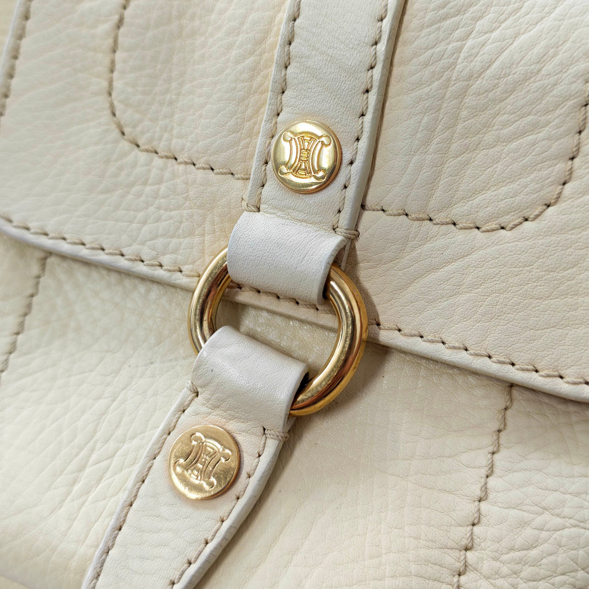 CELINE - Boogie Bag - Leather - Beige - (medium)